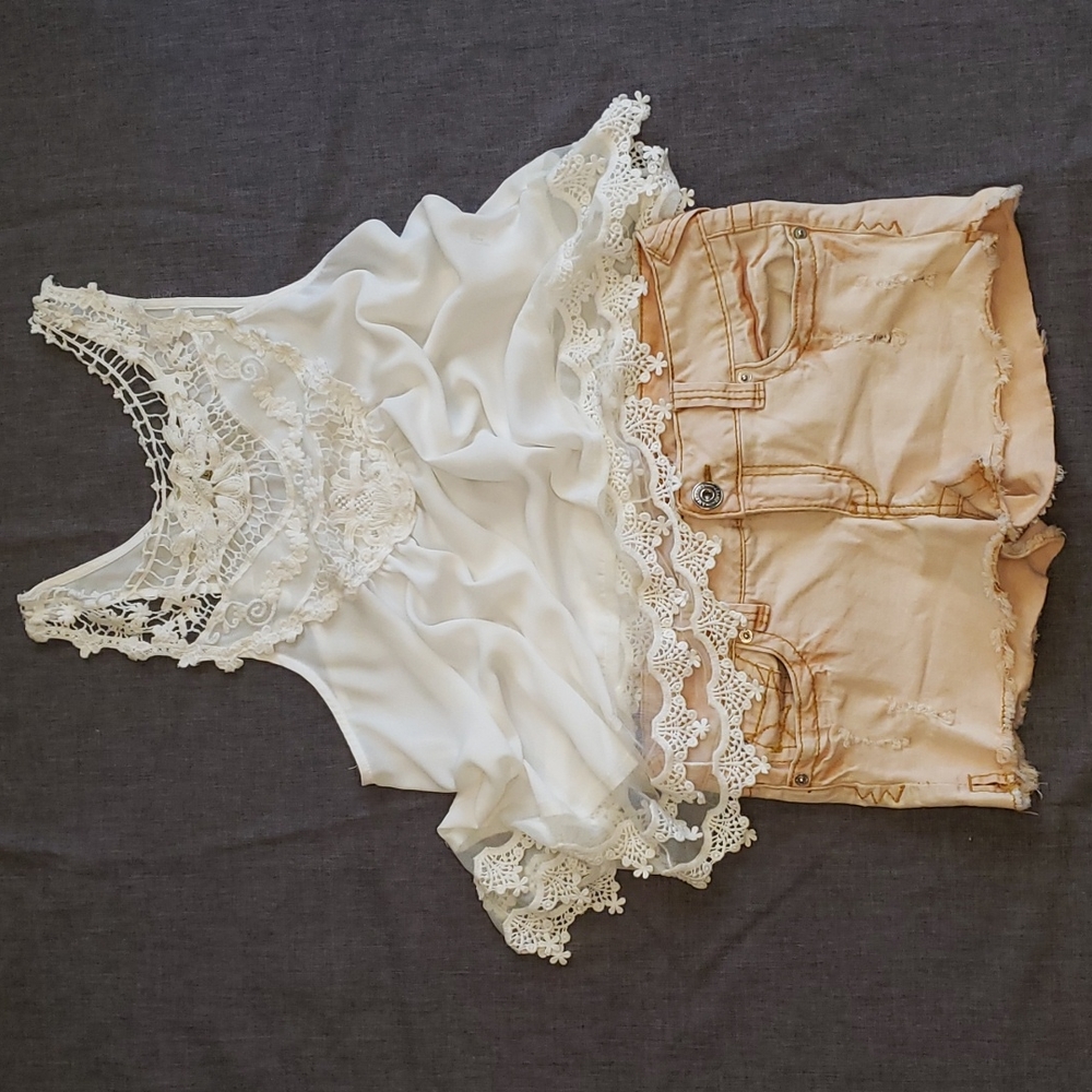 Amethyst Shorts & Shirt Set